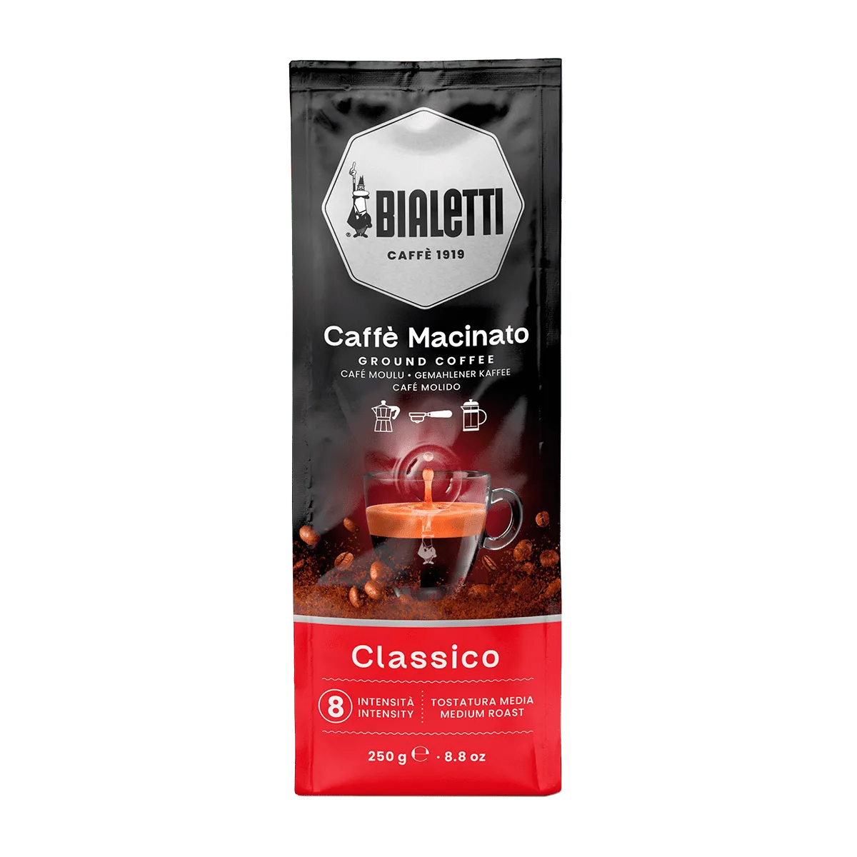 Cafea macinata Bialetti Universale Classico 250g