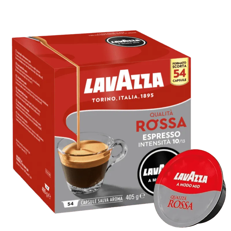 54 Capsule Lavazza A Modo Mio Qualita Rossa