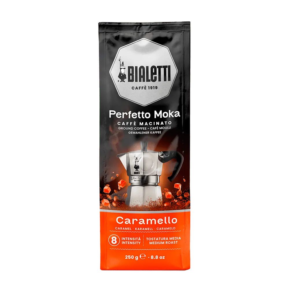 Cafea macinata Bialetti Perfetto Moka Caramello 250g